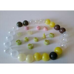 Halloween Skull Spider Rings Vending Machine Prizes NOS Capsules Lot 12